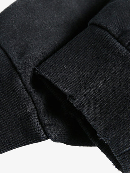 Street Spray Paint Print Hoodie 