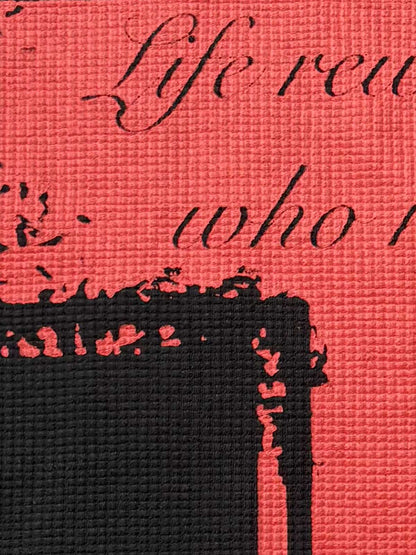 Street Cross Lettering Print Long-Sleeved T-Shirt 