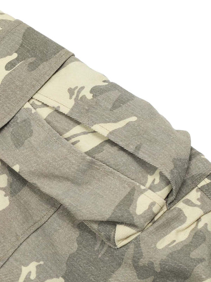 Thesupermade Camouflage Multi Pocket Cargo Pants 