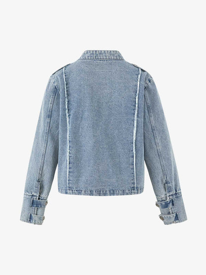 Military Napoleon Denim Jacket