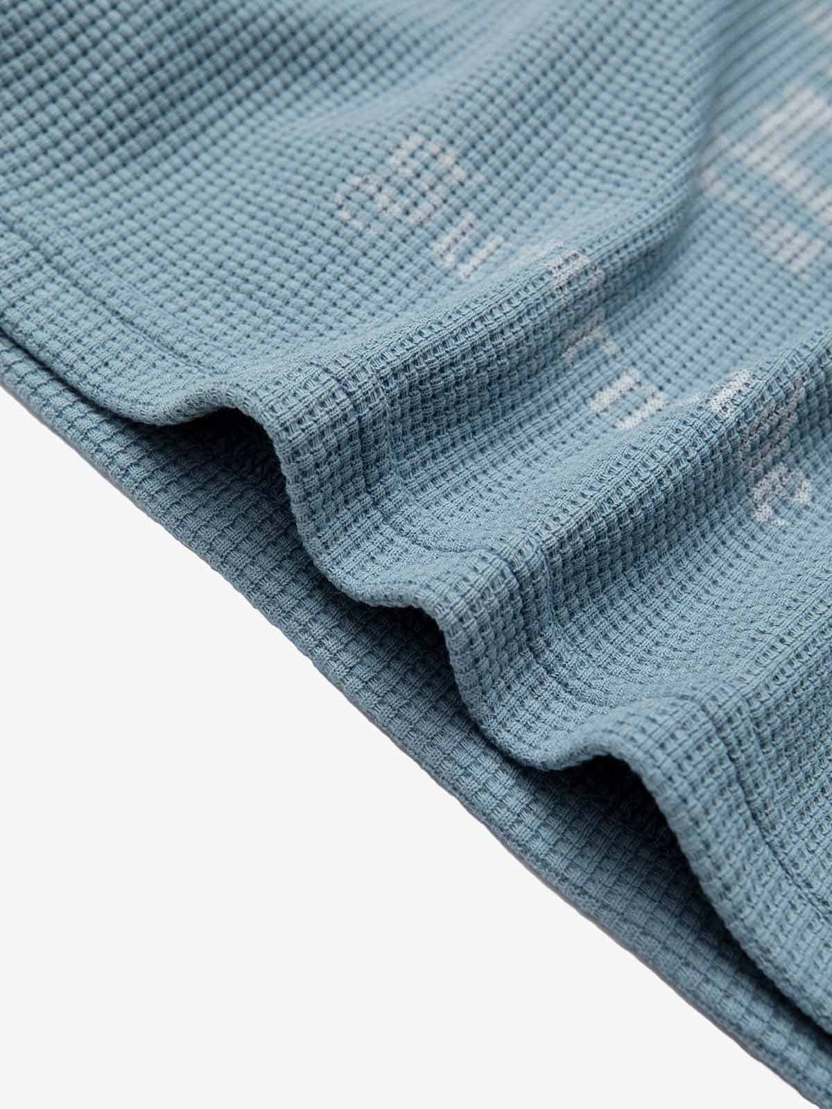 Felpa waffle con grafica scheletro - 2495