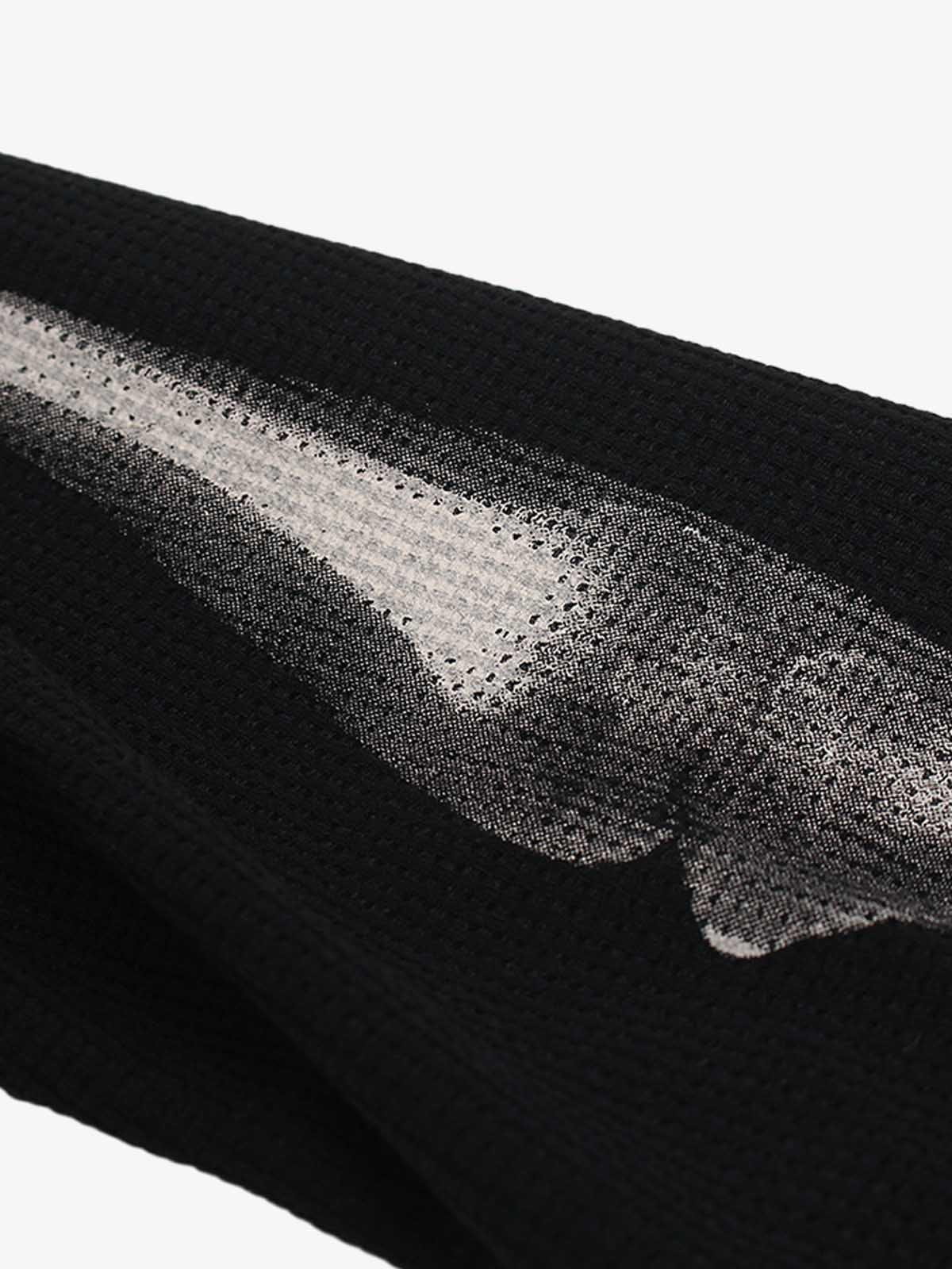 Skeleton Graphic Waffle Sweatshirt – Spooky Halloween Vibes - 2495 