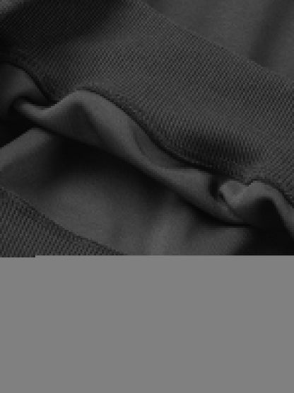 Gradient Print Lapel Long-sleeved Sweatshirt 