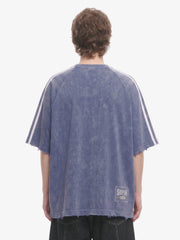 Vintage Washed Number 7 Badge Graphic T-Shirt 