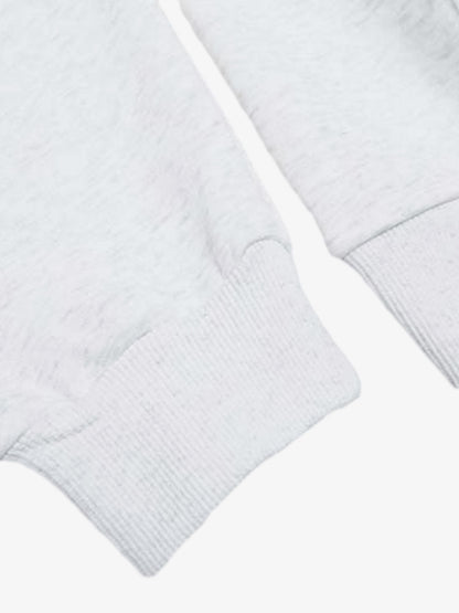 Letter Medal Embroidered Cardigan Fur Collar Zip Up Hoodie- 2502 