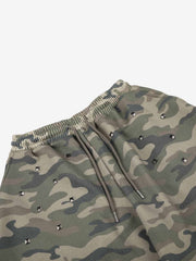 Camo Studded Detail Sweatpants