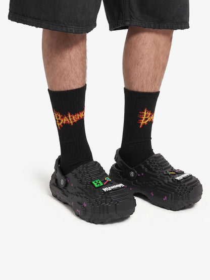 Pixel Design Non-Slip Clogs