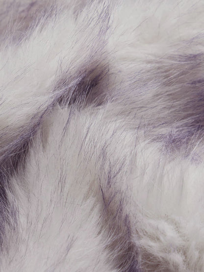 Oversized Reversible Fur Hooded Jacket 