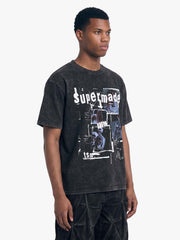 Washed Vintage Collage Graphic T-Shirt 