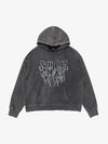 Original Distressed SPMD Graphic Cotton Hoodie 
