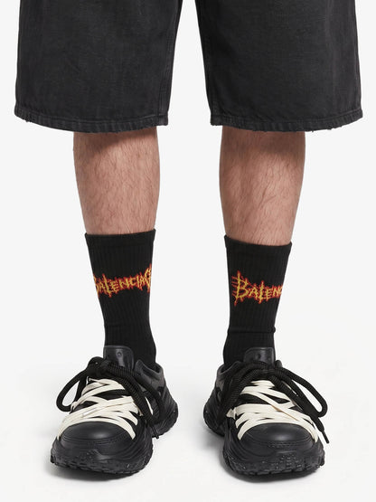 Platform Lace-Up Non-Slip Clogs