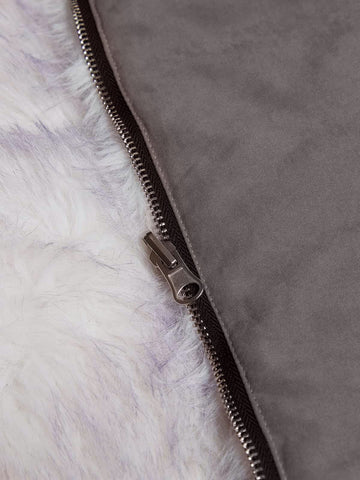 Oversized Reversible Fur Hooded Jacket - 2544 