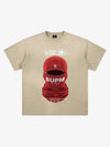 Red Balaclava Graphic T-Shirt 