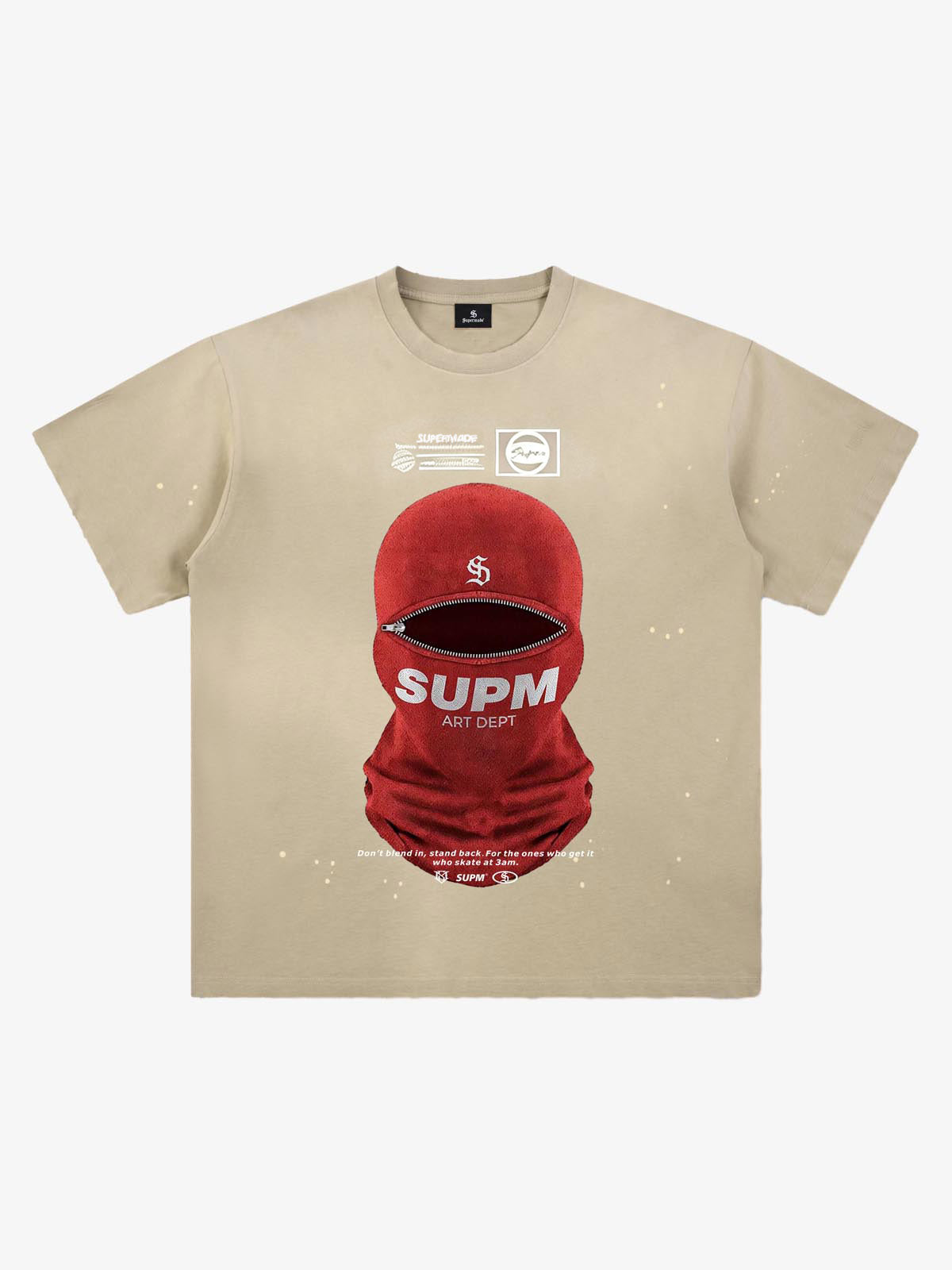Red Balaclava Graphic T-Shirt 