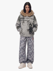 Supermade × Mortemartt Graphic Hooded Jacket- 2279 
