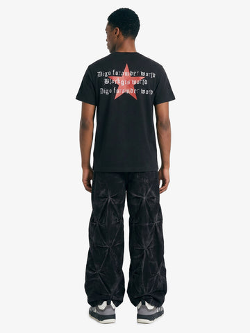 Cyber-Star Gothic Graphic T-Shirt 