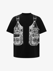 Jacket Print Graphic T-Shirt