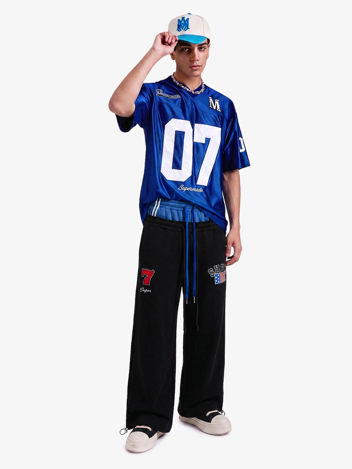 Vintage Paratrooper Layered Look Sweatpants - 2556 