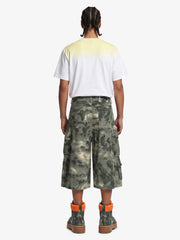Camo-Print Baggy Cargo Jorts 