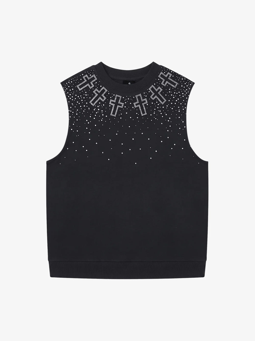 Rhinestone Cross Tank Top