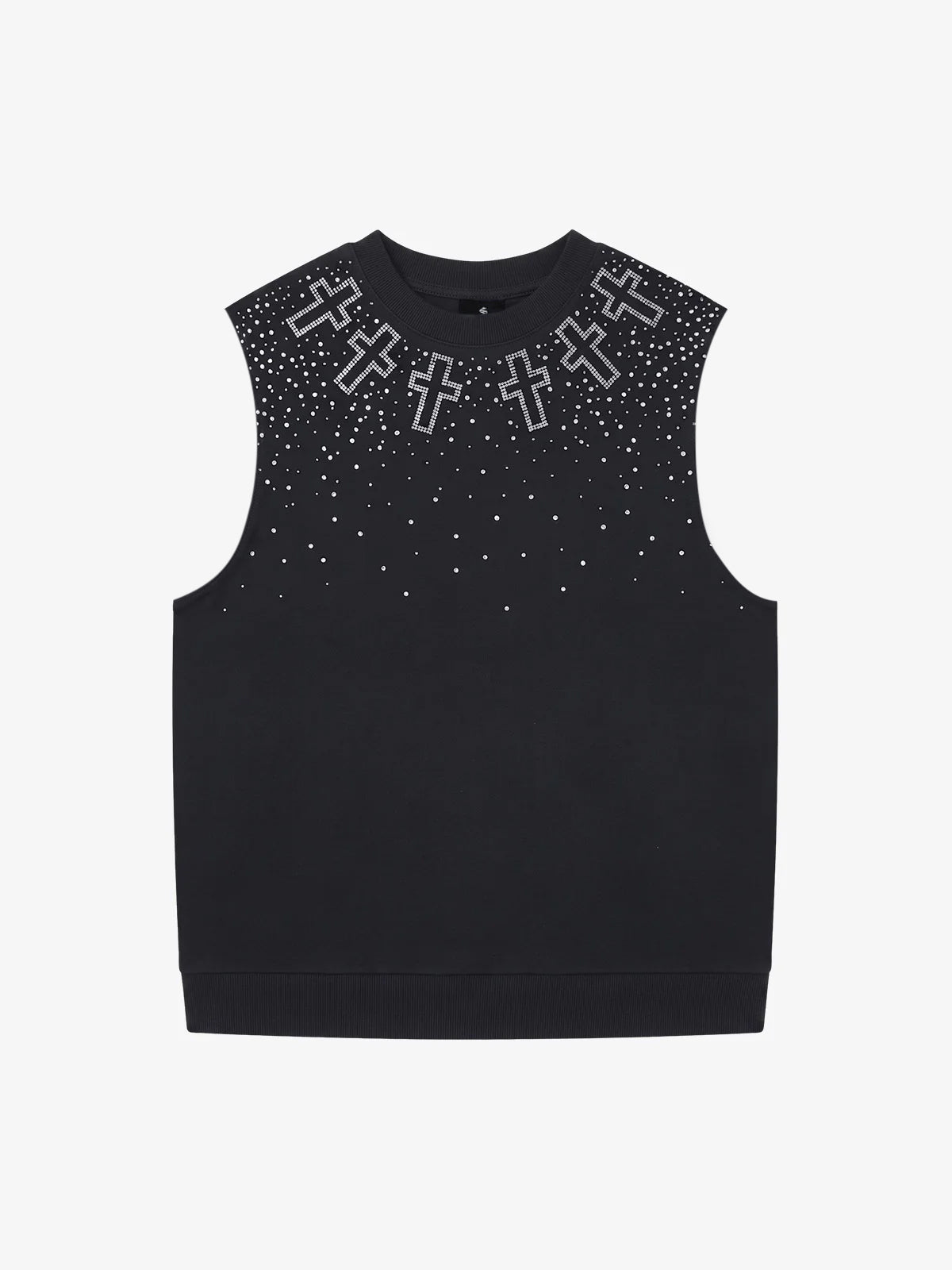 Rhinestone Cross Tank Top