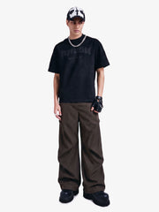 Woven Retro Cleanfit Pleated Drape Pants 