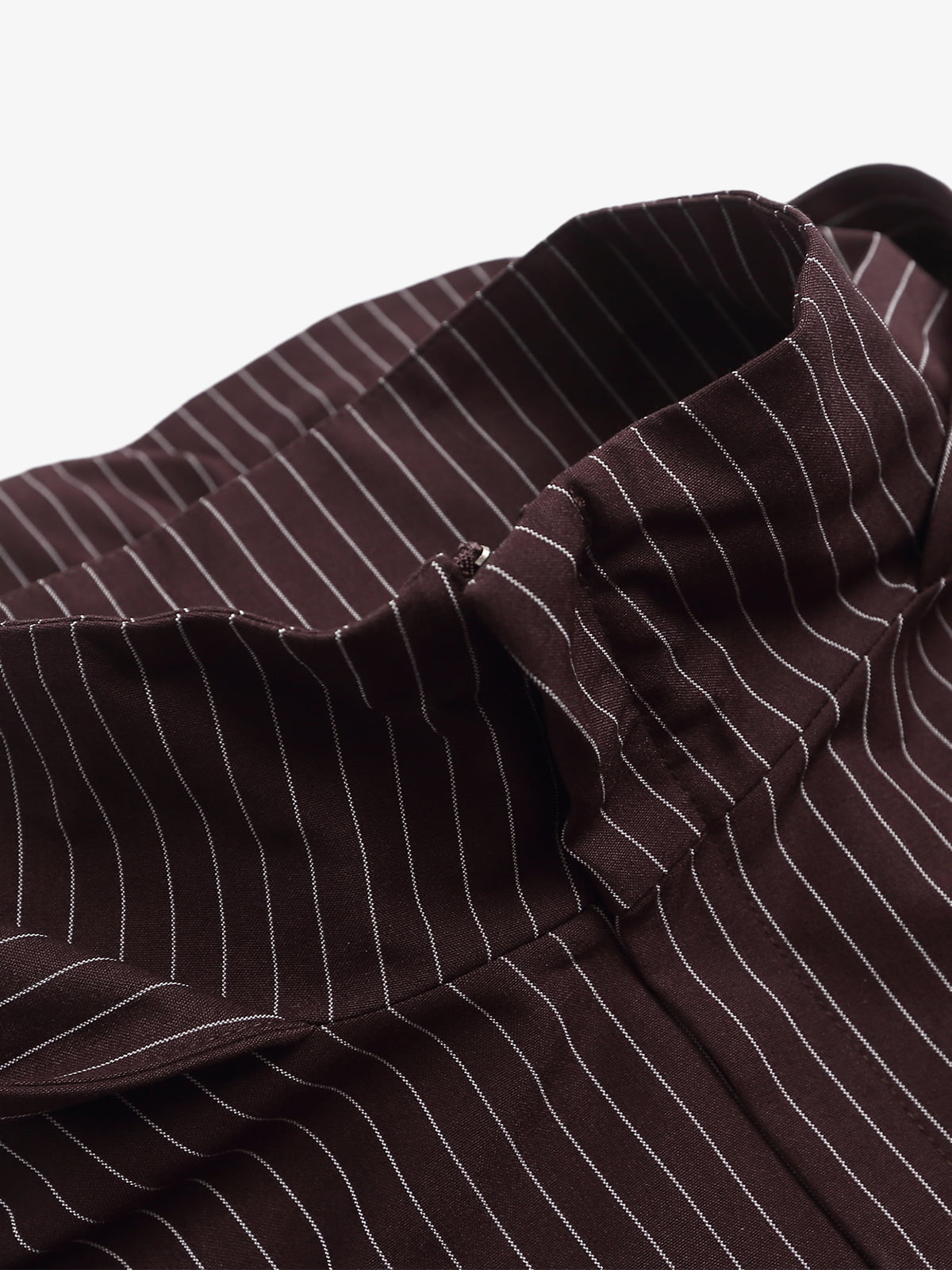 Deconstructed Striped Hooded Cropped Jacket