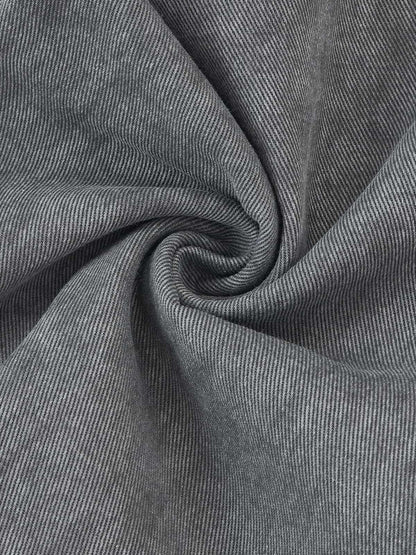 Retro Distressed Washed Texture Wide-Leg Pants 