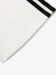 Jersey-T-Shirt mit Taubenmotiv aus Spitze