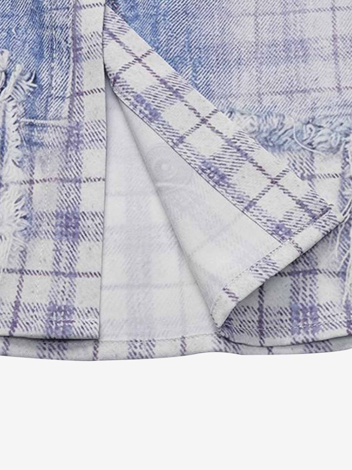 Vintage Washed Plaid Shirt