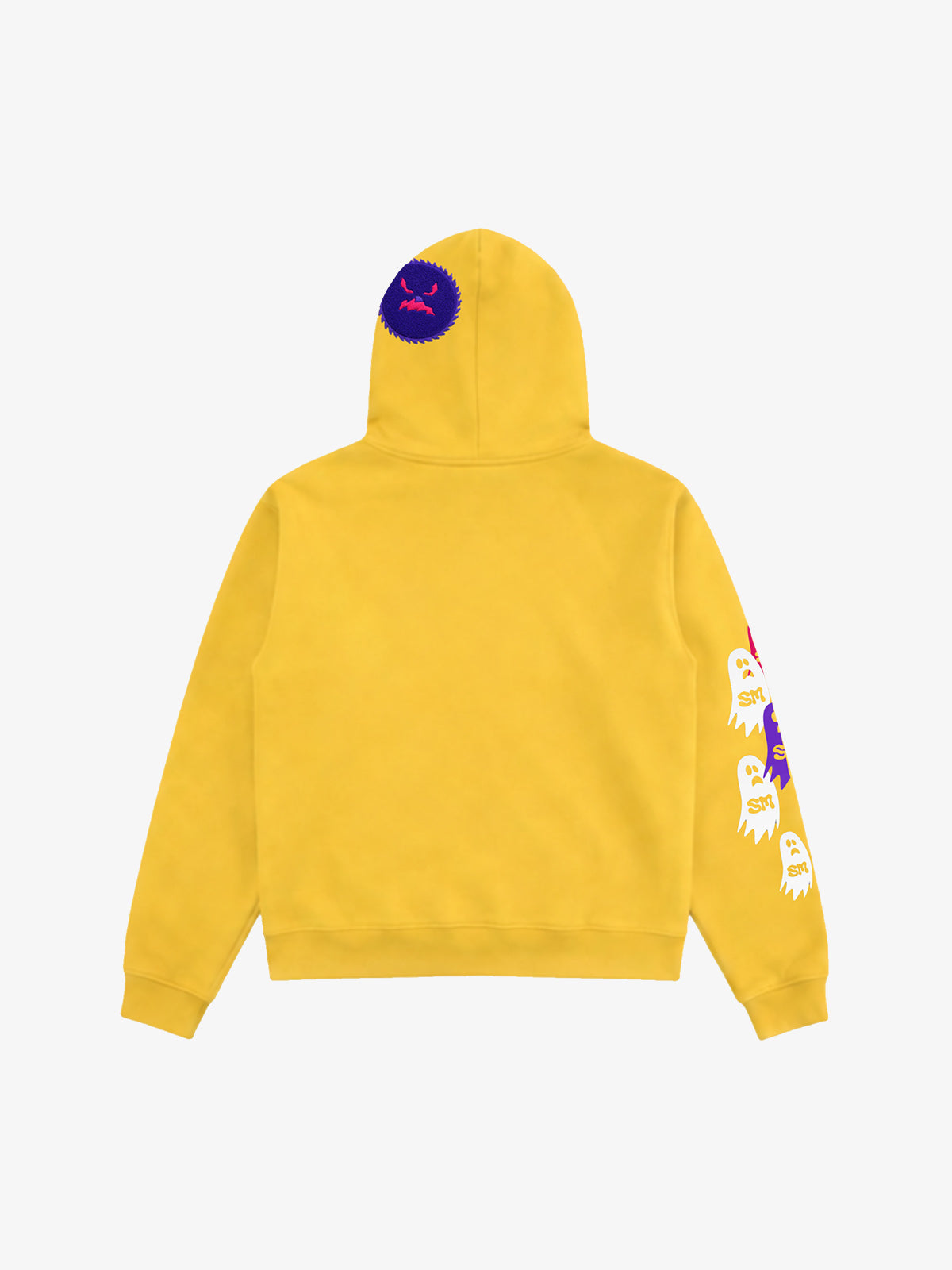Gear Smiley Embroidered Graphic Hoodie