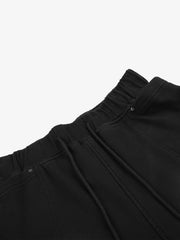 Shorts mit Kordelzug und Used-Look