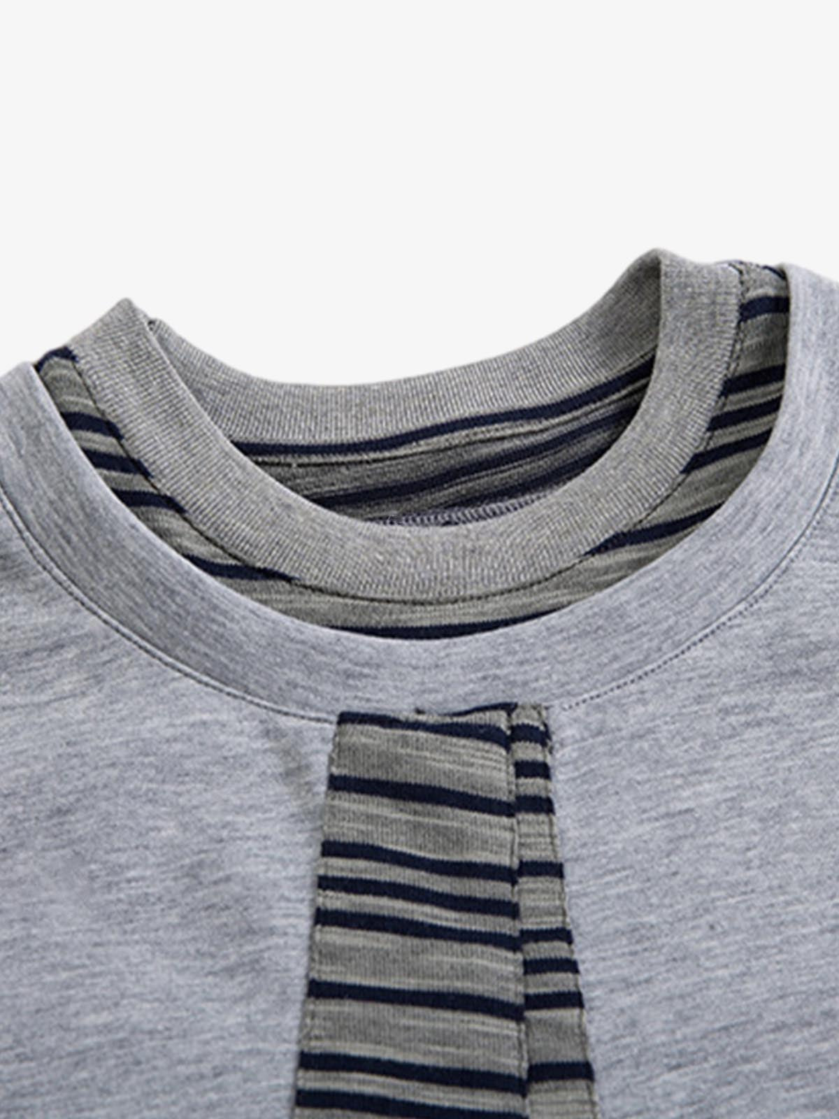 High Street Tie Embroidered Design T-shirt 