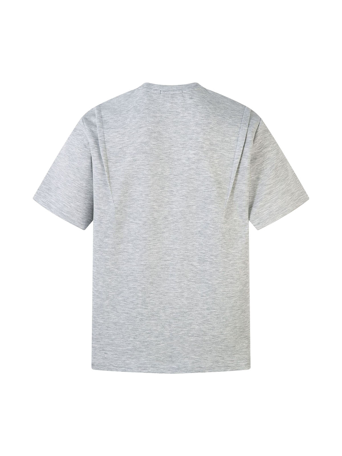 Retro Rivet Pleated Functional T-shirt 