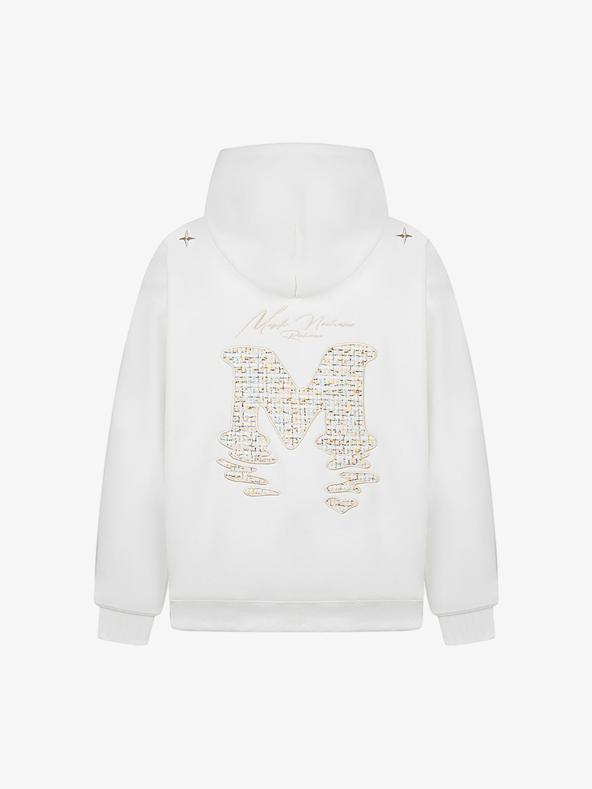 Stylish Hooded Sweatshirt with Embellished Lettering for Men and Women - Perfect for Casual Wear 