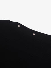 Studded Waffle Long Sleeve Tee