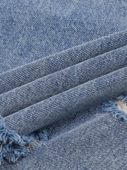 Ripped Denim Distressed Suit - 2460 