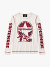 Girl Graphic Waffle Long Sleeve