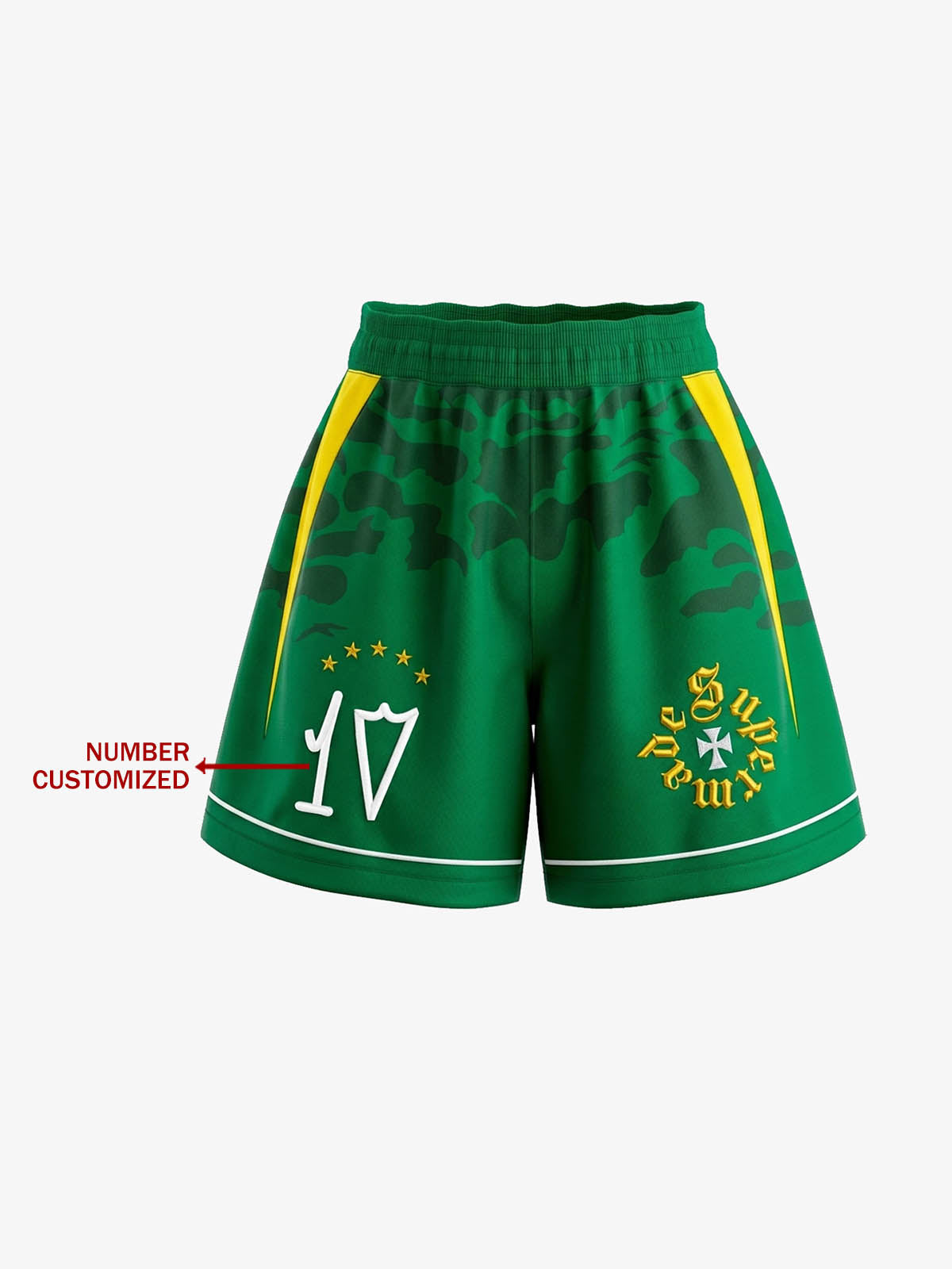 Classic Brazil "Savior" Color-Block Custom Jersey Set - 2622 
