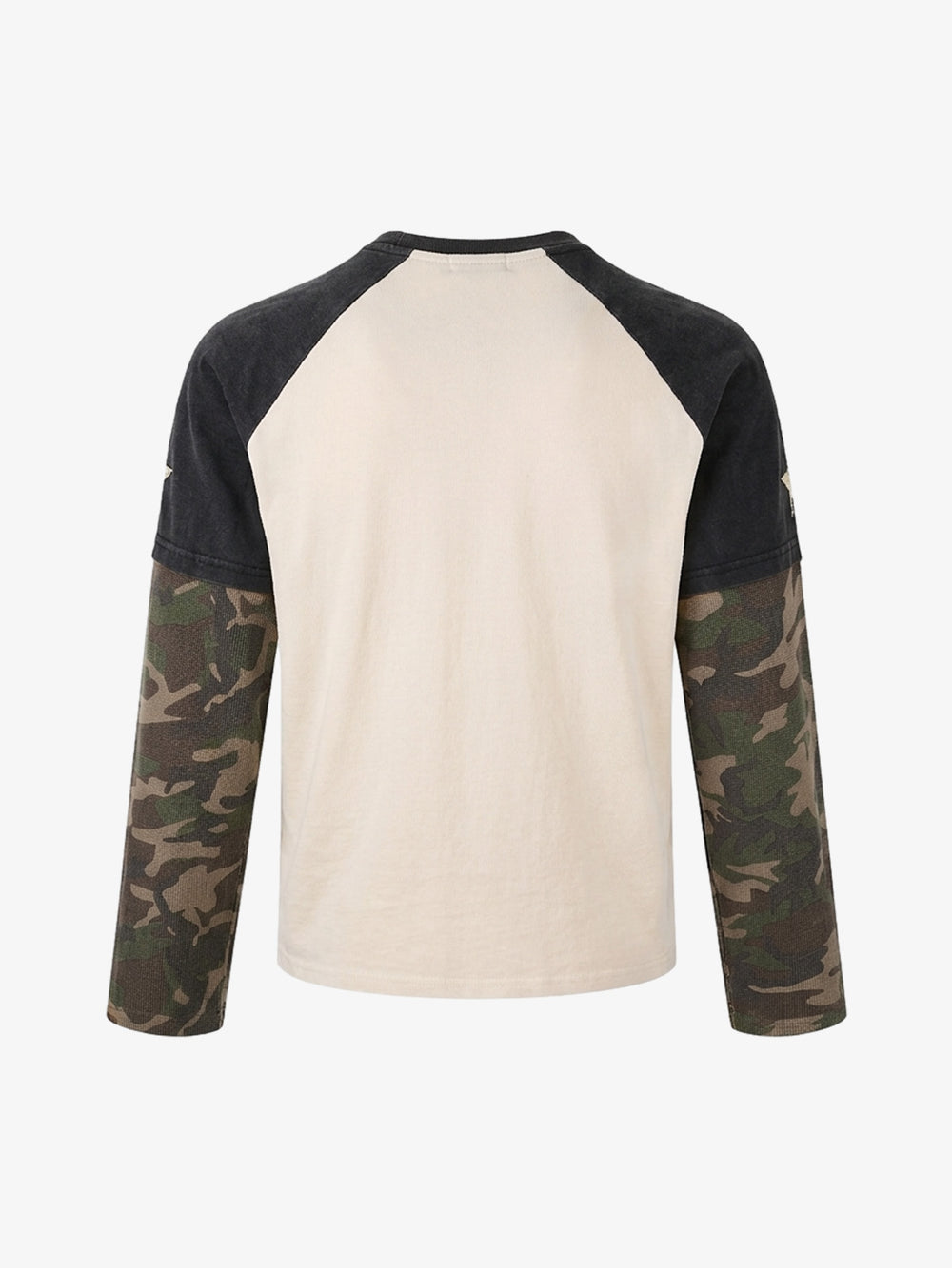 Camo Layered Graphic Long Sleeve Tee