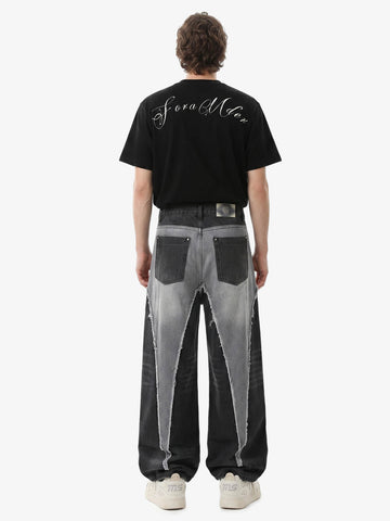 Distressed Cross Graphic T-Shirt 
