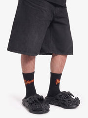 Skull Graphic Non-Slip Clogs