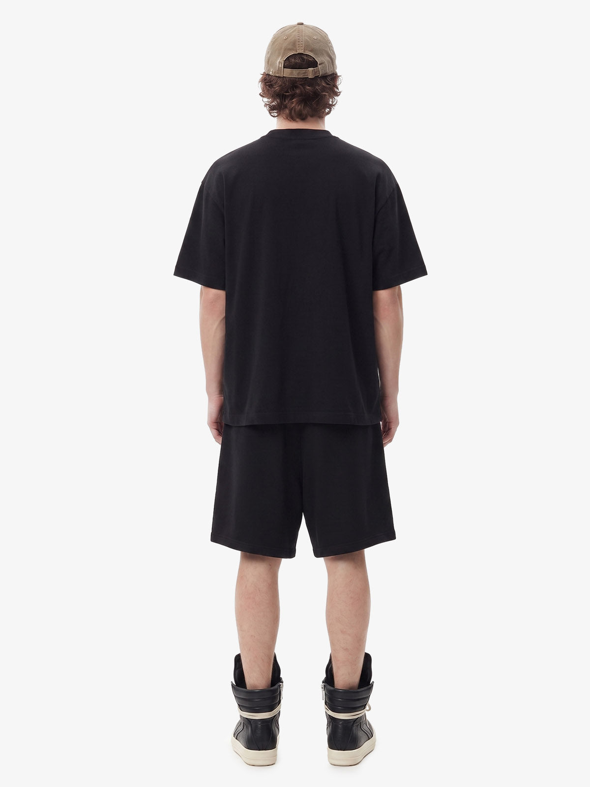 Distressed Appliqué Mud-Wash T-Shirt 