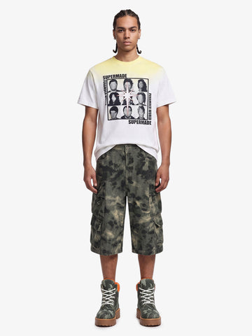 Camo-Print Baggy Cargo Jorts 