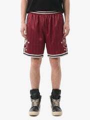 Star Crest Striped Soccer Shorts 