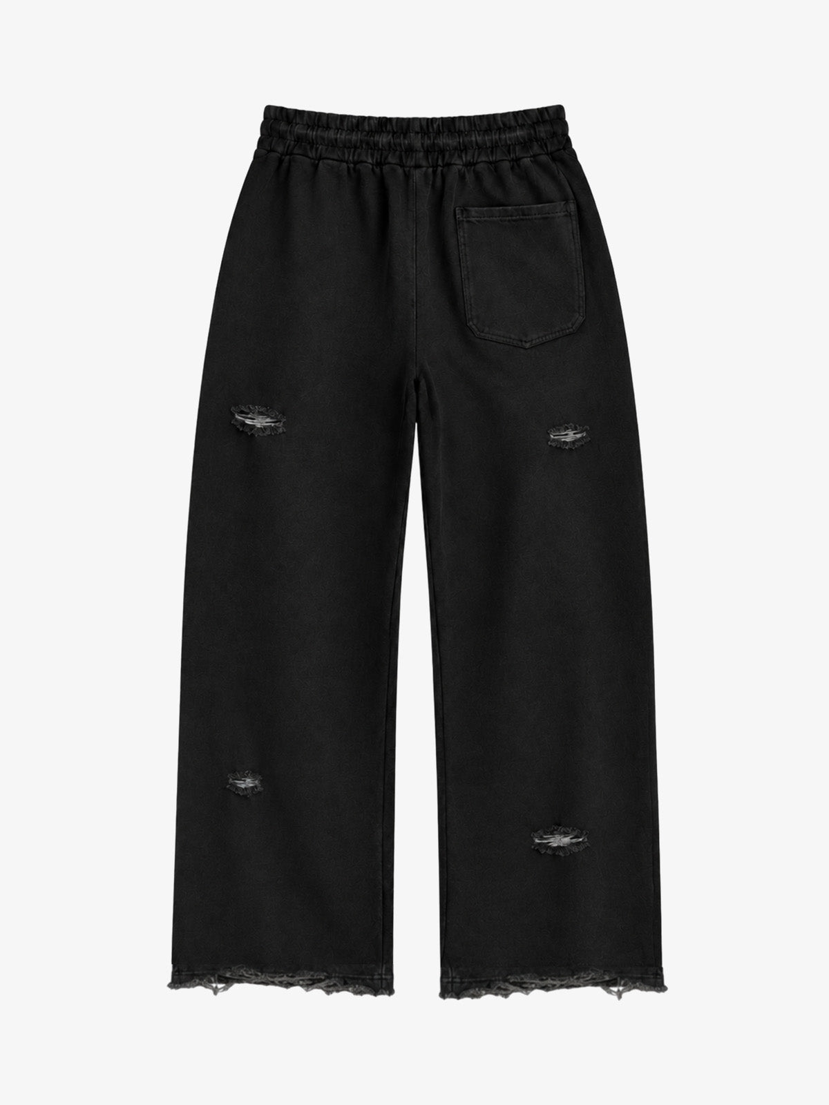 Armor Graphic Distressed Hoodie & Wide-Leg Sweatpants Set