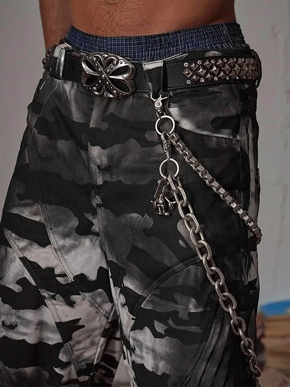 Thesupermade Retro Punk Rhinestone Belt - 2175 