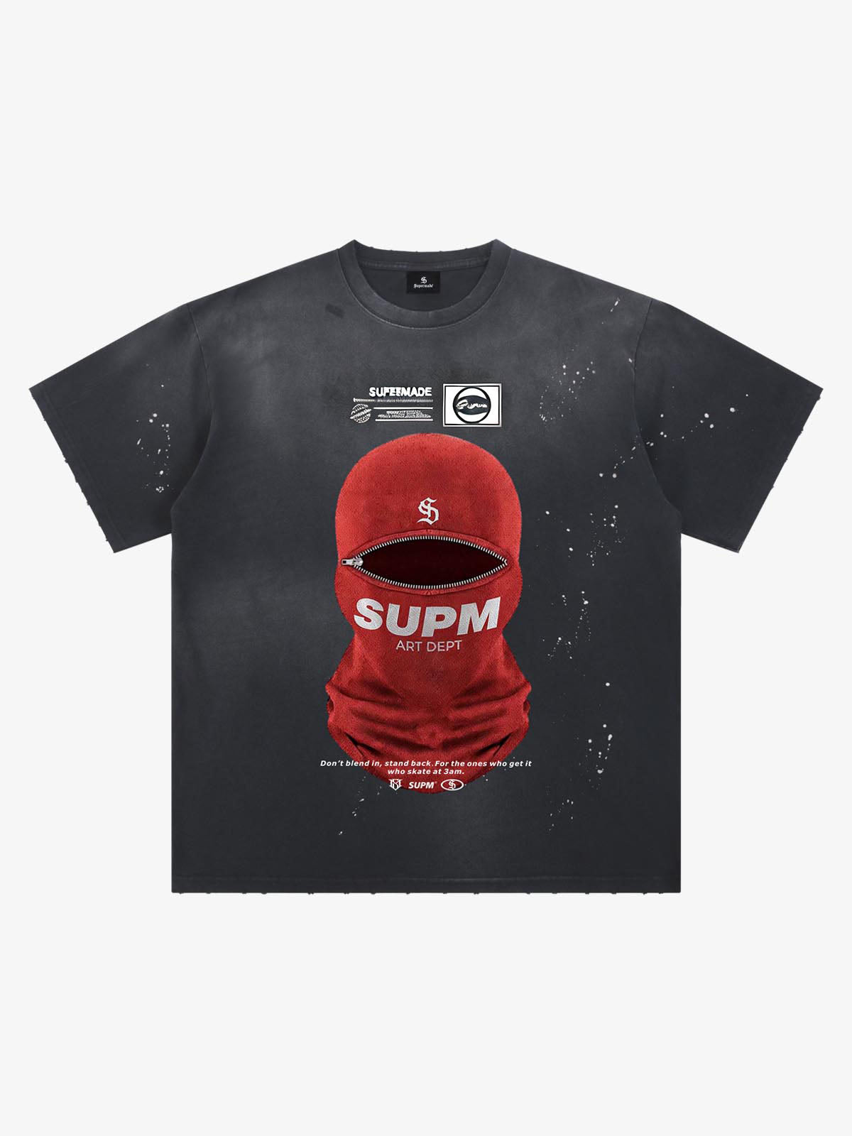 Red Balaclava Graphic T-Shirt 