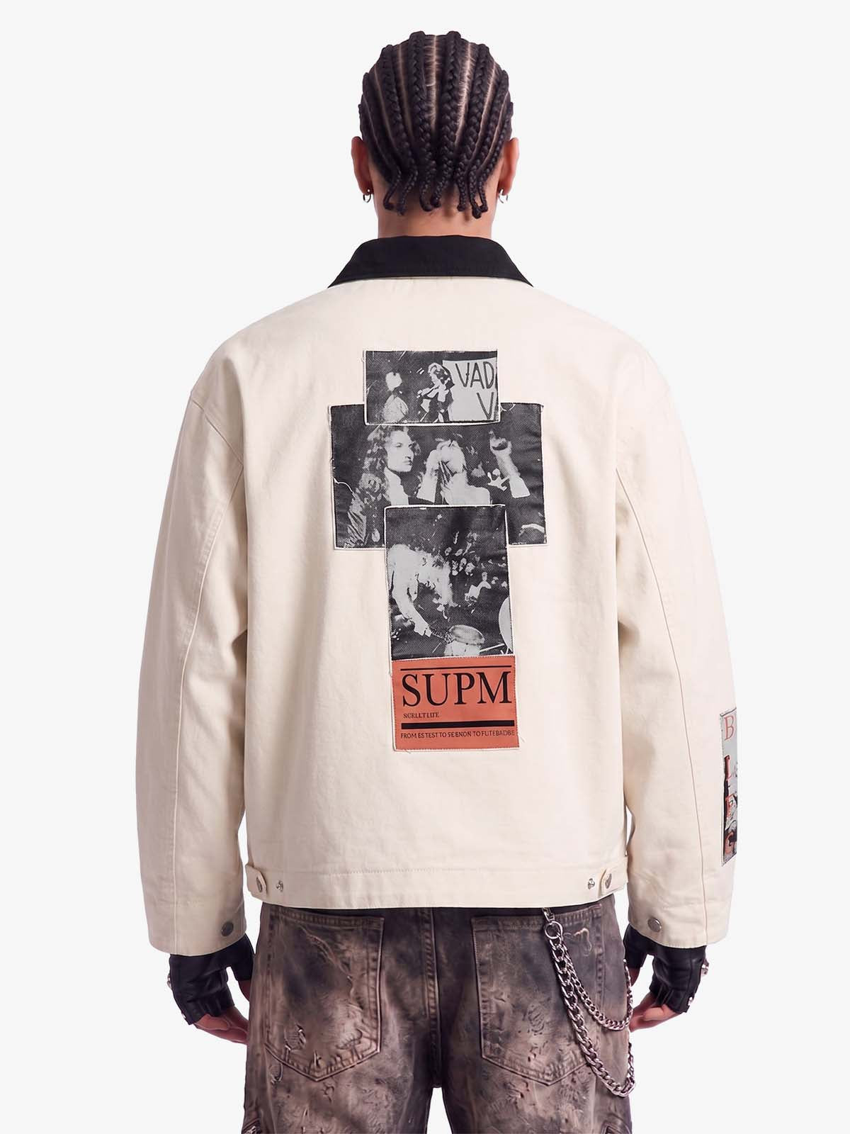 Street Washed Distressed Detroit Jacket 
