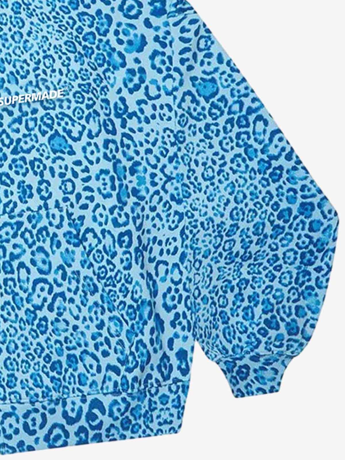 Leopard Print Zip-Up Hoodie